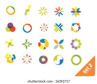 Design elements set. Vector.