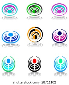 Design elements set. Vector.