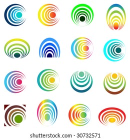 Design elements set. Vector.