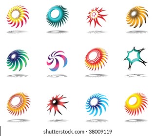 Design elements set. Vector.