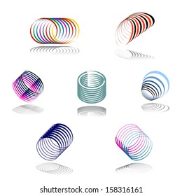 Design elements set. Vector art.