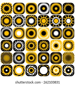 Design elements set. Vector art.