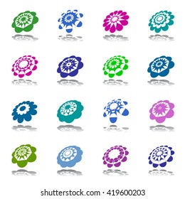 Design elements set. Vector art.