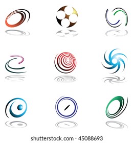 Design elements set. Vector art.