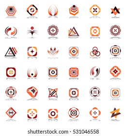 Design elements set. Vector art.