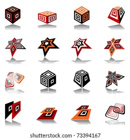 Design elements set. Vector illustration.