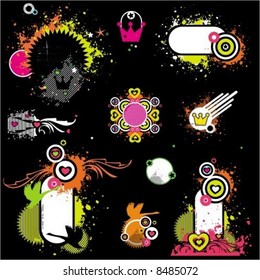 Design Elements shapes and symbols. To see similar stuff, please visit my gallery