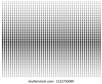 Design elements symbol Editable icon - Halftone circles, halftone dot pattern on white background. Vector illustration eps 10 frame with black abstract random dots for technology, cosmetic.