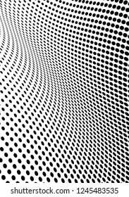 Design elements symbol Editable icon - Halftone circles, halftone dot pattern on white background. Vector illustration eps 10 frame with black abstract random dots for technology, cosmetic.