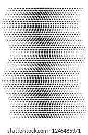 Design elements symbol Editable icon - Halftone circles, halftone dot pattern on white background. Vector illustration eps 10 frame with black abstract random dots for technology, cosmetic.