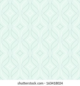 Design elements - tangled colorful waves. Seamless background. Vector illustration.