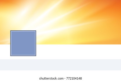 Design elements template for header page social network with place personal nickphoto. Vector illustration horizontal web banners background abstract blurry form. EPS 10 for heading blog website