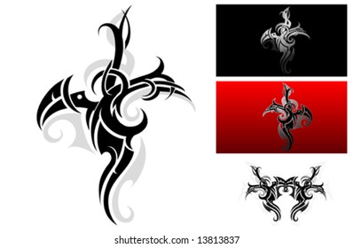 Design elements in tribal art style (see portfolio for more)