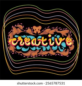 Design elements and typography, a playfull creative patterns.