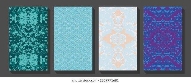 Design elements for use on herbal products, menus, brochures, book covers, packaging design and invitations. Abstract template with geometric pattern.