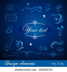 Design elements. Vector