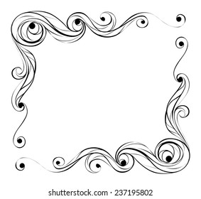 Design elements. Vector frame