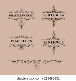 design elements. vector Illustration