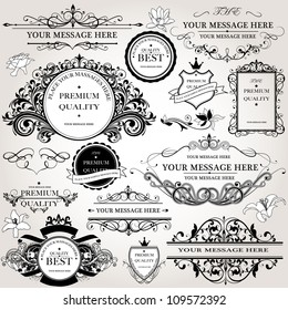 design elements vector set