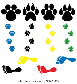 DESIGN ELEMENTS VOL. PAW & FOOT PRINTS 01