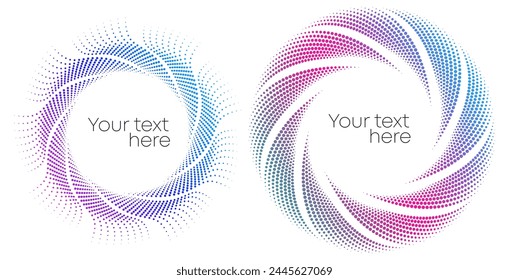 Elementos de diseño. Onda brillantes líneas de arco iris. Abstractas signo ondulado brillante sobre fondo blanco aislado. Efecto de brillo de malla de cepillo arte de línea creativa. Ilustración vectorial EPS 10 para Anuncio, página de marco