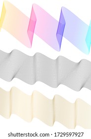 Design elements. Wave of many black lines circle twist. Abstract wavy stripes on white background isolated. Vector illustration EPS 10 with lines created using Blend Tool for promotion presentation