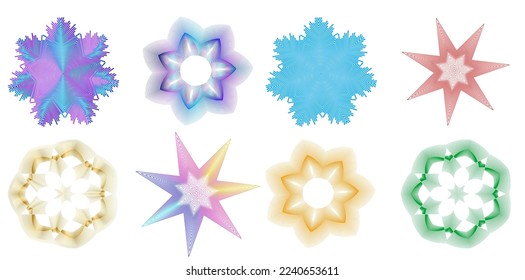 Designelemente. Welle von vielen Farblinien kreisen Ring. Abstrakte, senkrechte Streifen auf weißem Hintergrund einzeln. Vektorgrafik EPS10. Farbige Wellen mit Linien, die mit dem Blend Tool erstellt wurden