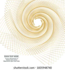 Design elements. Wave of many glittering lines. Abstract vertical glow wavy stripes on white background isolated. Creative line art. Vector illustration EPS 10 art deco style for wedding invitation