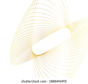Design elements. Wave of many glittering lines. Abstract vertical glow wavy stripes on white background isolated. Creative line art. Vector illustration EPS 10 art deco style for wedding invitation