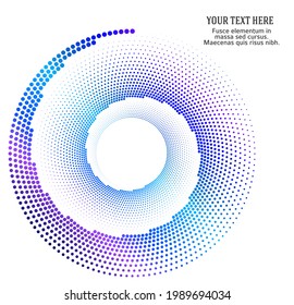 Elementos de diseño. Ola de muchos relucientes giratorios. Resumen rayas onduladas brillantes sobre fondo blanco aisladas. Arte creativo. Ilustración vectorial EPS 10.  Ondas coloridas con líneas creadas mediante la fusión