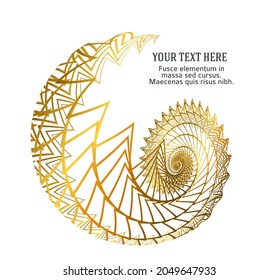 Design elements. Wave of many glittering lines circle. Abstract glow wavy stripes on white background isolated. Vector illustration EPS 10. Glitter waves with lines created using Blend Tool