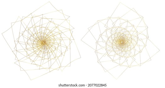 Design elements. Wave of many glittering lines. Abstract vertical glow wavy stripes on white background isolated. Creative line art. Vector illustration EPS 10 art deco style for wedding invitation