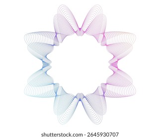 Design elements. Wave of many glittering lines. Abstract vertical glow wavy stripes. Abstract Gradient Wave Background for Organic Skincare, Cosmetics Packaging, and Natural Beauty Product Branding