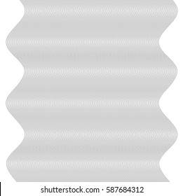 Design elements. Wave of many gray lines. Abstract wavy stripes on white background isolated. Creative line art. Vector illustration EPS 10. Colourful shiny waves with lines created using Blend Tool.