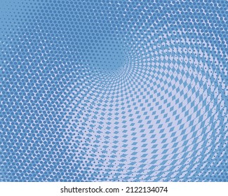 Design elements. Wave of many purple lines circle ring. Abstract vertical wavy stripes on white background isolated. Vector illustration EPS 10. Colourful waves with lines created using Blend Tool