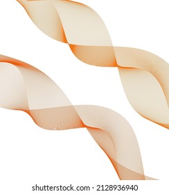 Design elements. Wave of many purple lines circle ring. Abstract vertical wavy stripes on white background isolated. Vector illustration EPS 10. Colourful waves with lines created using Blend Tool