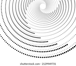 Design elements. Wave of many purple lines circle ring. Abstract vertical wavy stripes on white background isolated. Vector illustration EPS 10. Colourful waves with lines created using Blend Tool