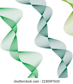 Design elements. Wave of many purple lines circle ring. Abstract vertical wavy stripes on white background isolated. Vector illustration EPS 10. Colourful waves with lines created using Blend Tool