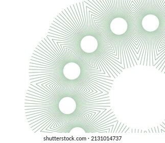 Design elements. Wave of many purple lines circle ring. Abstract vertical wavy stripes on white background isolated. Vector illustration EPS 10. Colourful waves with lines created using Blend Tool