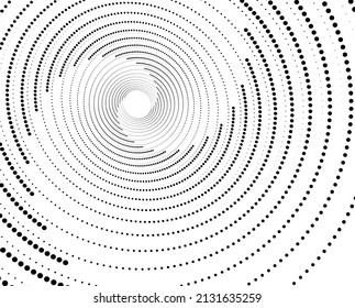 Design elements. Wave of many purple lines circle ring. Abstract vertical wavy stripes on white background isolated. Vector illustration EPS 10. Colourful waves with lines created using Blend Tool