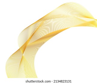 Design elements. Wave of many purple lines circle ring. Abstract vertical wavy stripes on white background isolated. Vector illustration EPS 10. Colourful waves with lines created using Blend Tool