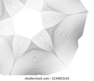 Design elements. Wave of many purple lines circle ring. Abstract vertical wavy stripes on white background isolated. Vector illustration EPS 10. Colourful waves with lines created using Blend Tool