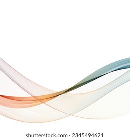 Design elements. Wave of many purple lines circle ring. Abstract vertical wavy stripes on white background isolated. Vector illustration EPS 10. Colourful waves with lines created using Blend Tool.