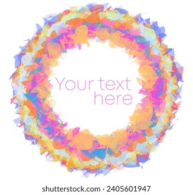 Design elements. Wave of many purple dotted lines. Abstract wavy stripes on white background isolated. Vector illustration EPS 10. Colourful waves with lines created using Blend Tool