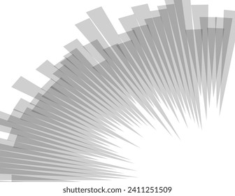 Design elements. Wave of many purple dotted lines. Abstract wavy stripes on white background isolated. Vector illustration EPS 10. Colourful waves with lines created using Blend Tool