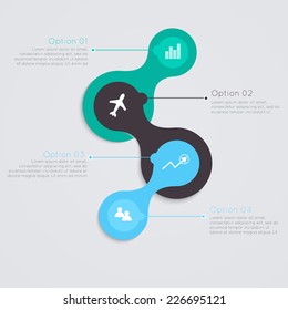 Design elements for web and mobile applications. Vector