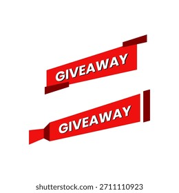 Elementos de diseño con la palabra sorteo con diferentes Formas