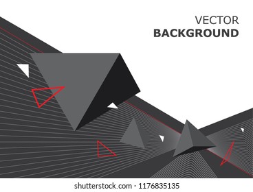 Design elements.Beautiful dark background.Abstract vector background wave