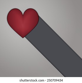 design embossed heart background