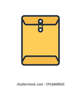 The design of the envelope stationery filled icon vector illustration, this vector is suitable for icons, logos, illustrations, stickers, books, covers, etc.